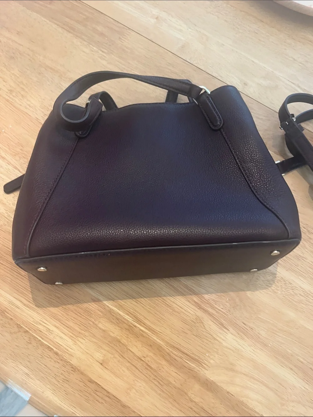 kate spade Brown Leather Structured Satchel - Picture 5 of 5